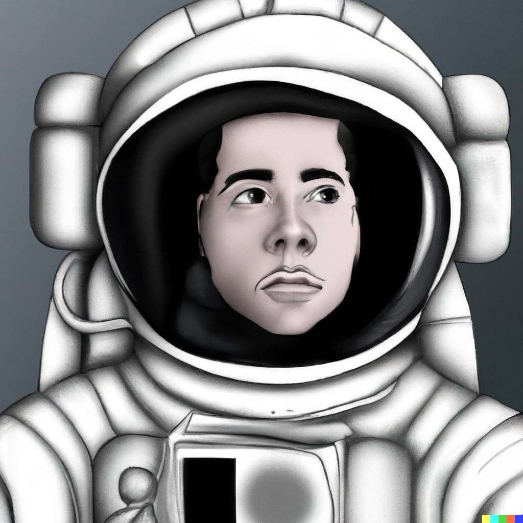an astronaut, comic book illustration, realism style